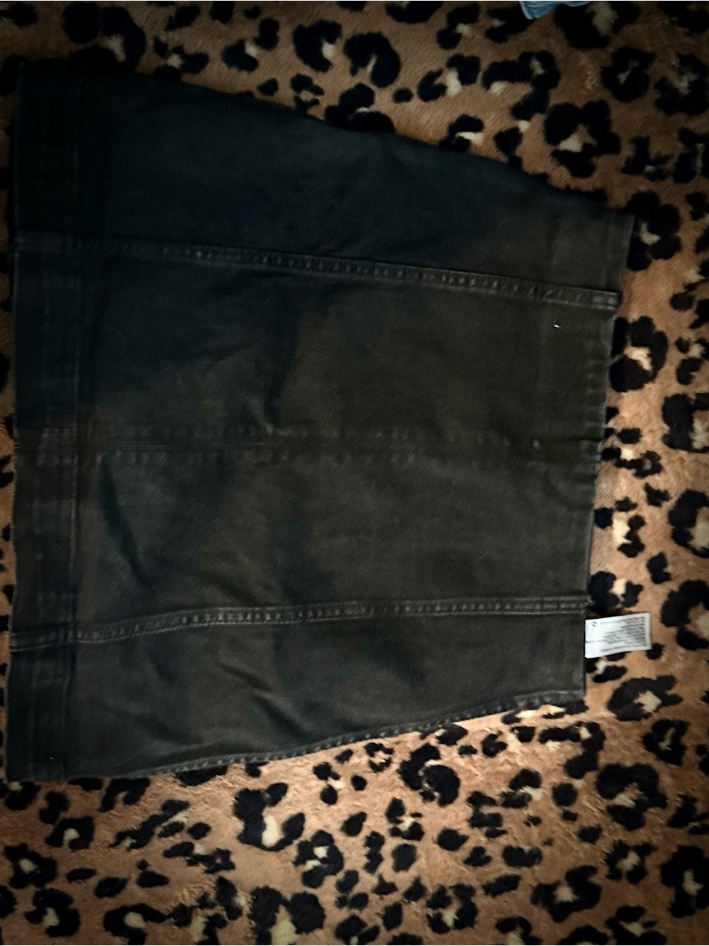 wild fable Black Jean skirt